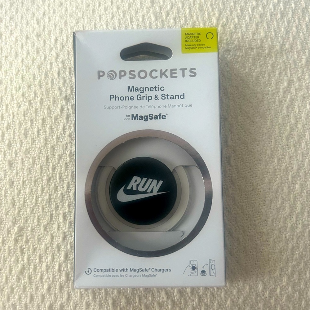 Nike Black Magnetic Phone Grip & Stand